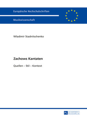 cover image of Zachows Kantaten